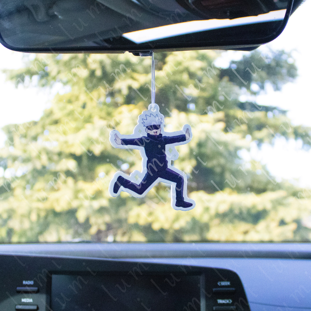 Gojo from Jujutsu Kaisen air freshener