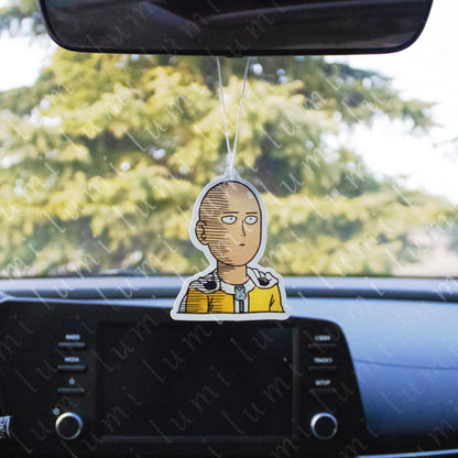 Saitama from One Punch Man air freshener
