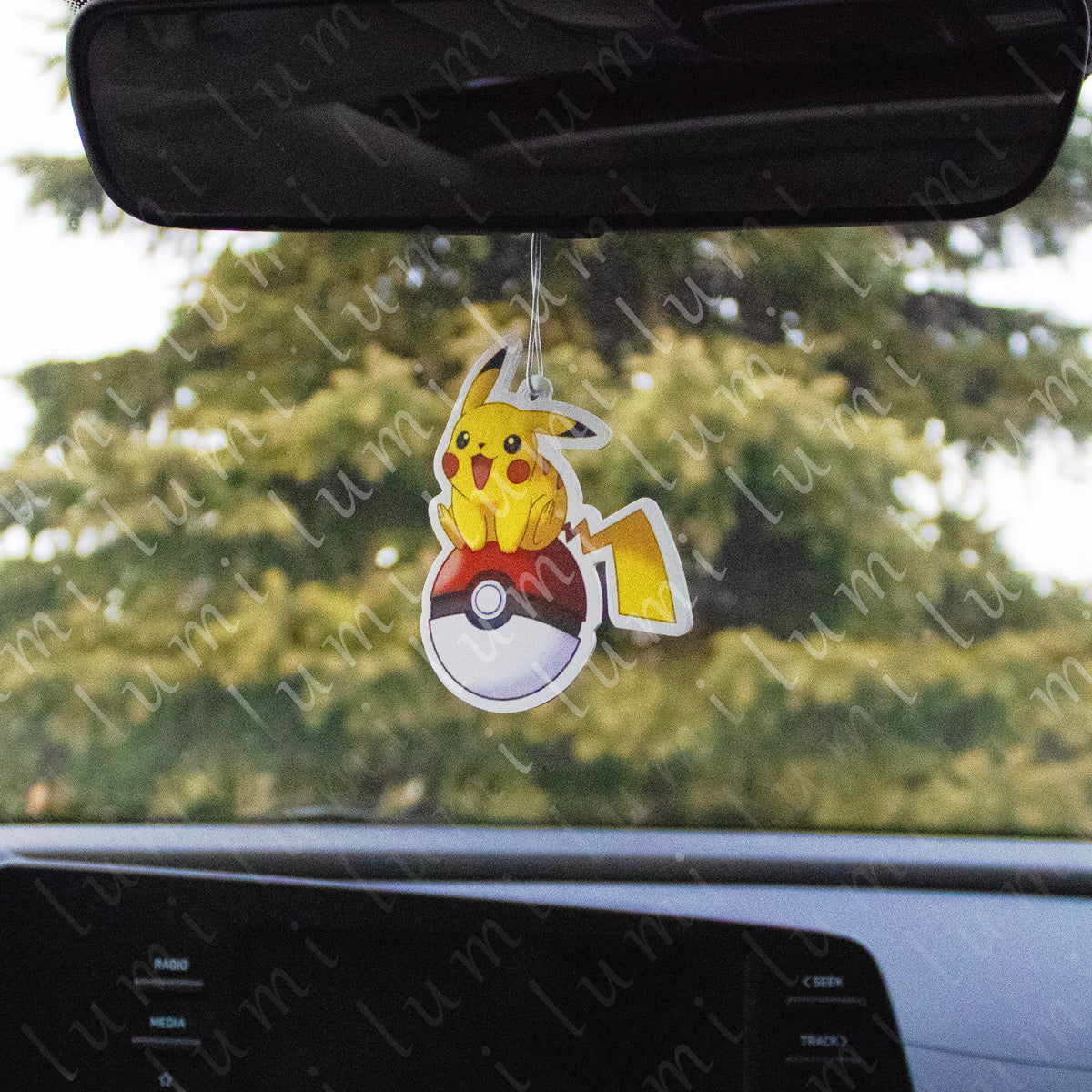 Pikachu from Pokémon air freshener
