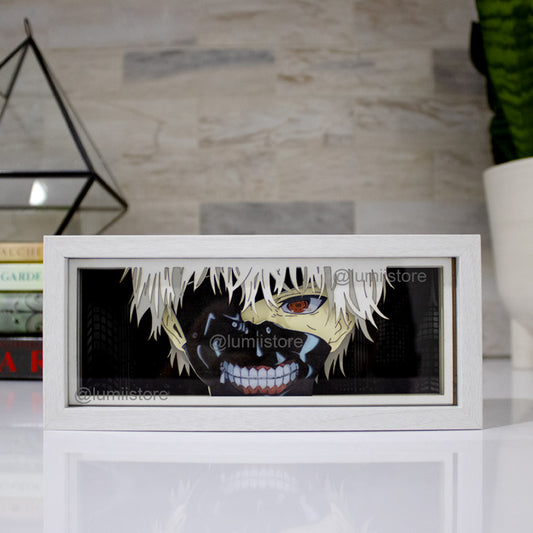 Ken Kaneki from Tokyo Ghoul LED light box glowing