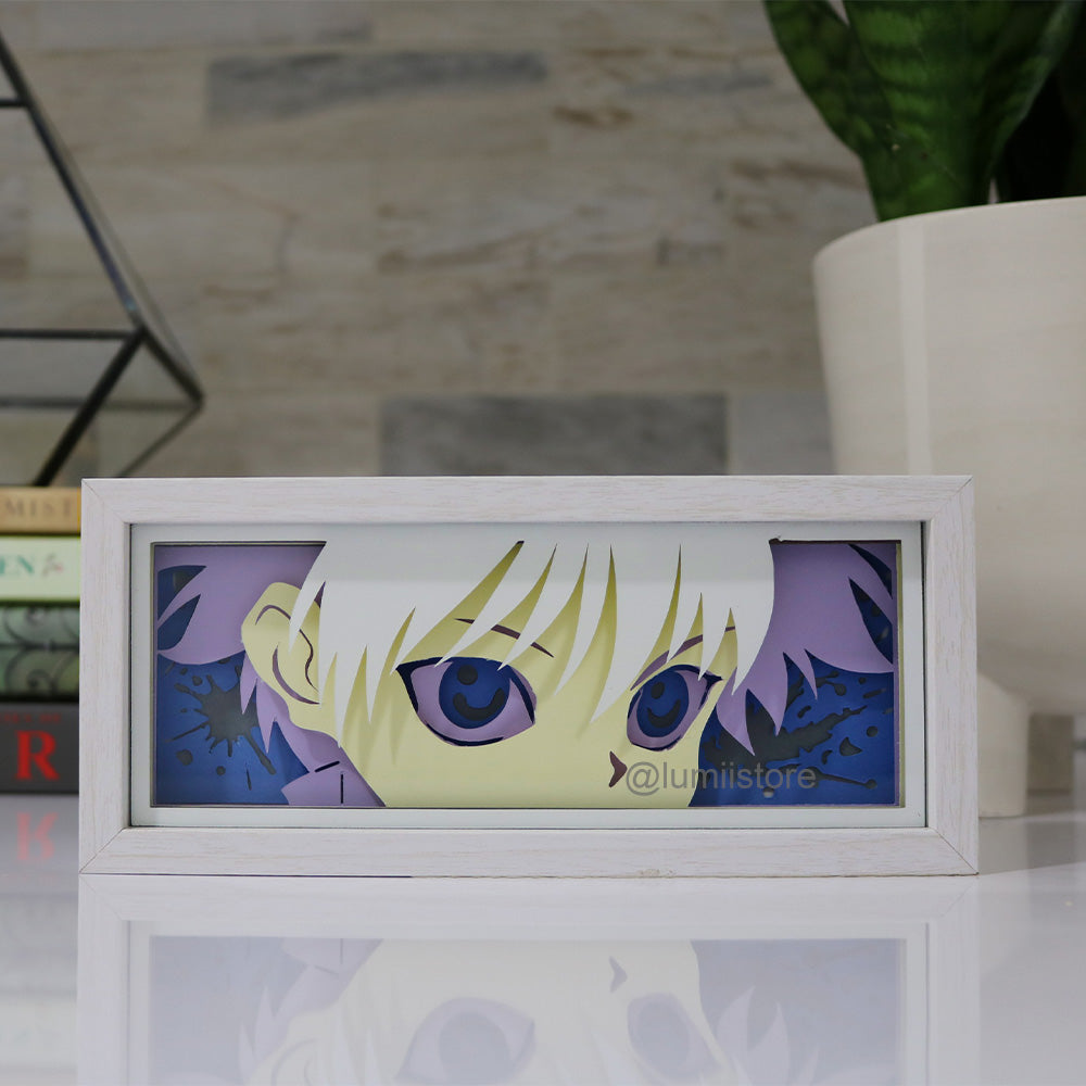 Killua from Hunter x Hunter LED light box glowing