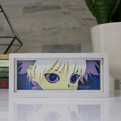 Killua from Hunter x Hunter LED light box glowing