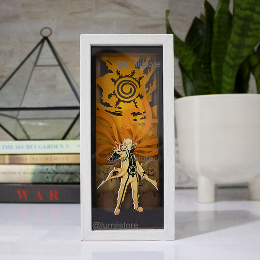 Naruto from Naruto Shippuden LED light box glowing